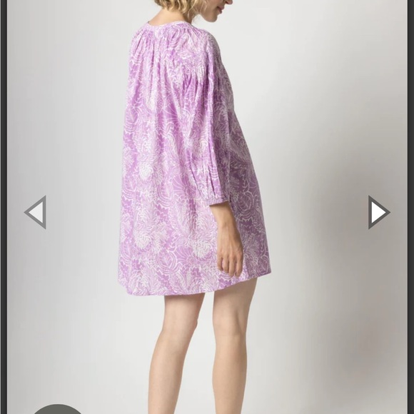 LILLA| P bracelet sleeve button down dress - Picture 2 of 5